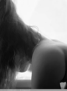 Aneli big boobs and hairy pussy girls by the window